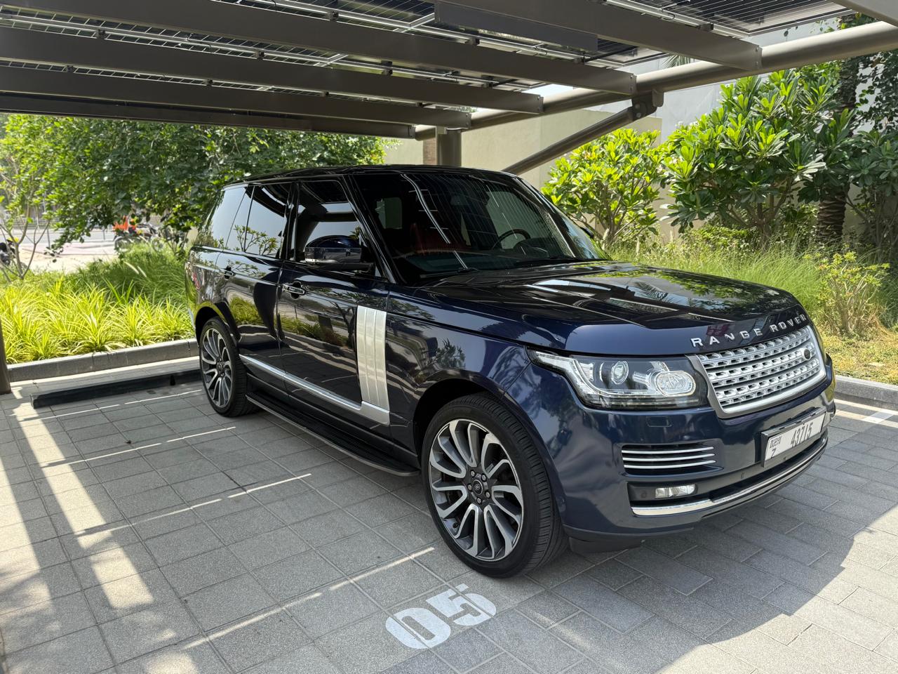 Blau Land Rover Range Rover Vogue SE Supercharged 2016
